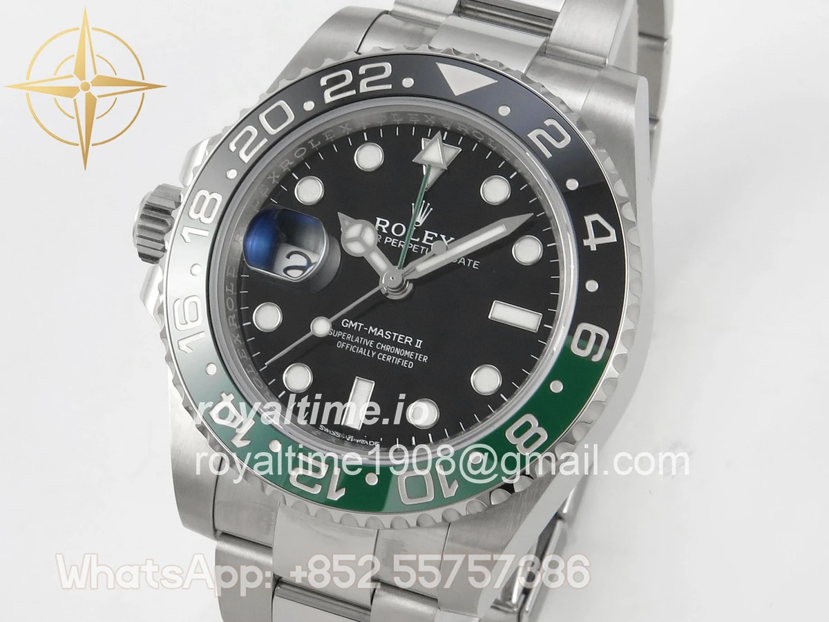 Rolex GMT-Master II 126720 VTNR 904L Steel SCF Black Dial on Jubilee Bracelet SH3285 CHS - Image 3