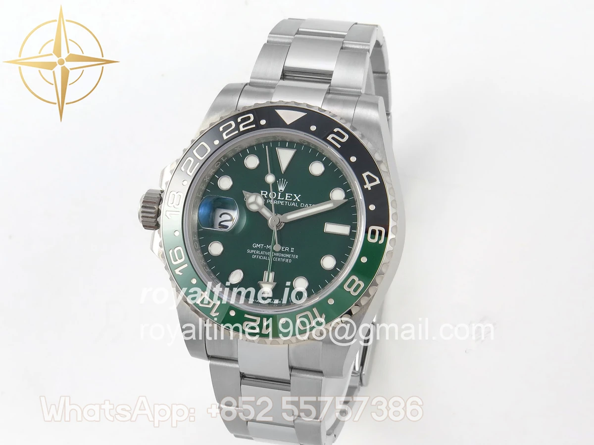 Rolex GMT-Master II 126729 VTNR 904L Steel SCF Green Dial on Oyster Bracelet SH3285 CHS - Image 3