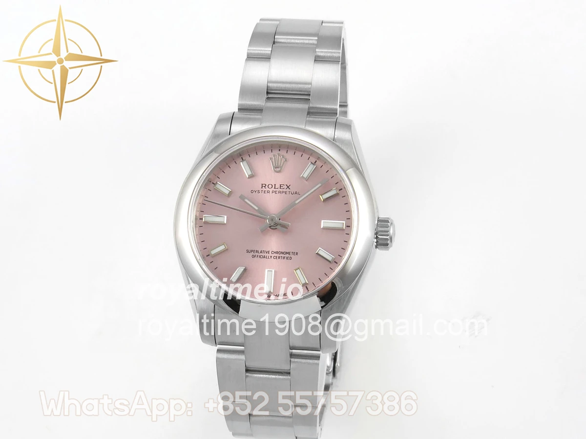 Rolex Oyster Perpetual 31mm 277200 DIWF Pink Dial on SS Bracelet A2232 - Image 3
