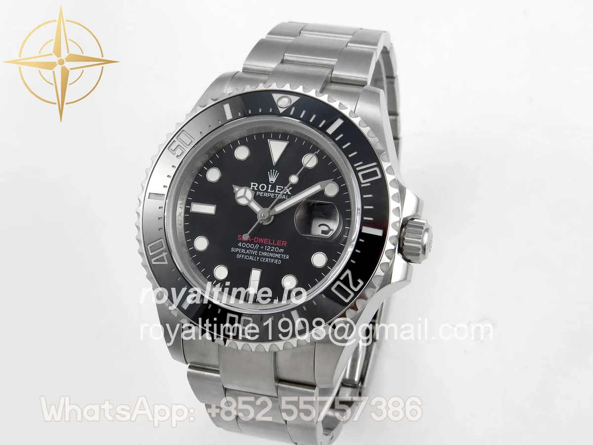 Rolex Sea-Dweller 126600 QF 904L SS Case and Bracelet QF3235 - Image 3