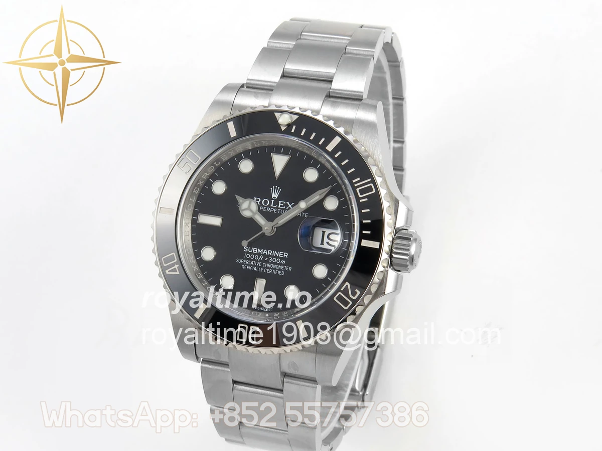 Rolex Submariner 41mm 126610 LN Black SCF 904L SS Case and Bracelet DD3235 - Image 3