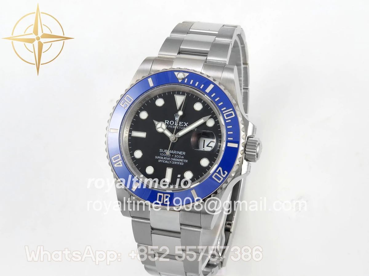 Rolex Submariner 41mm 126619 LB QF Blue Ceramic Black Dial on SS Bracelet QF3235 - Image 3