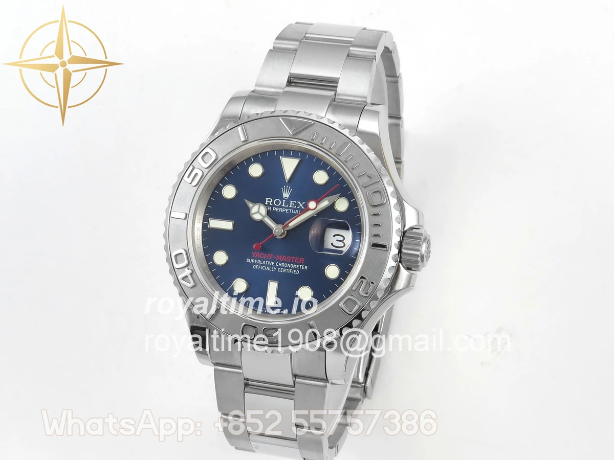 Rolex Yacht-Master 126622 904L Steel QF Blue Dial on SS Bracelet QF3235 - Image 3
