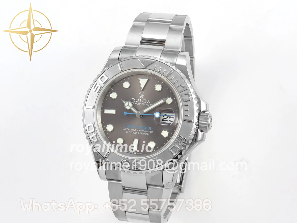 Rolex Yacht-Master 126622 904L Steel QF Gary Dial on SS Bracelet QF3235 - Image 3