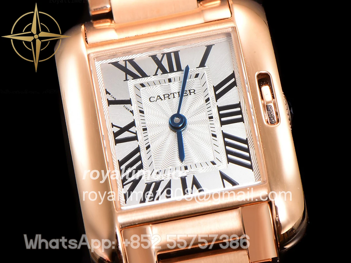Cartier Tank Anglaise 30.2mm White Dial in Rose Gold - Image 3