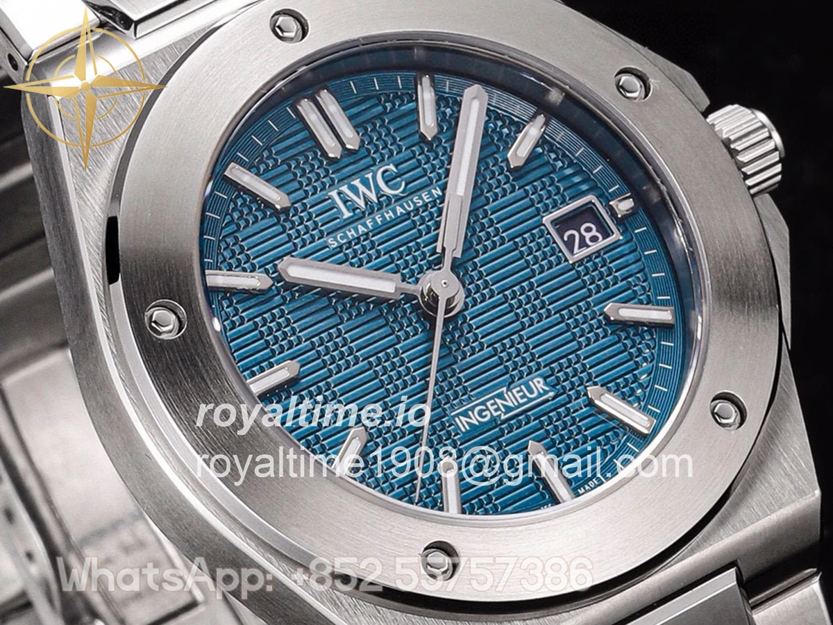 IWC Ingenieur IW3289 Blue Dial Automatic 40 - Image 3