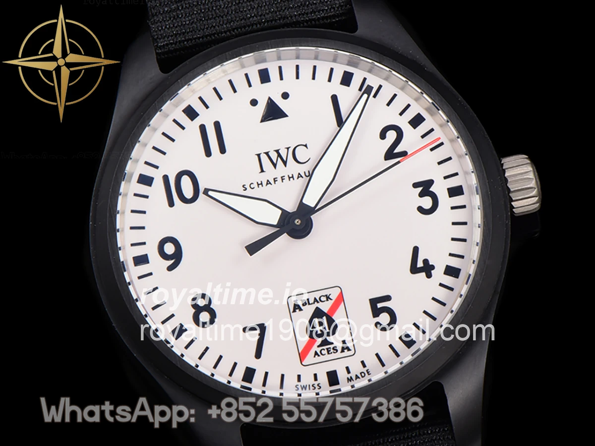 IWC Pilot’s Watch IW326905 Automatic 41 Black Aces - Image 3