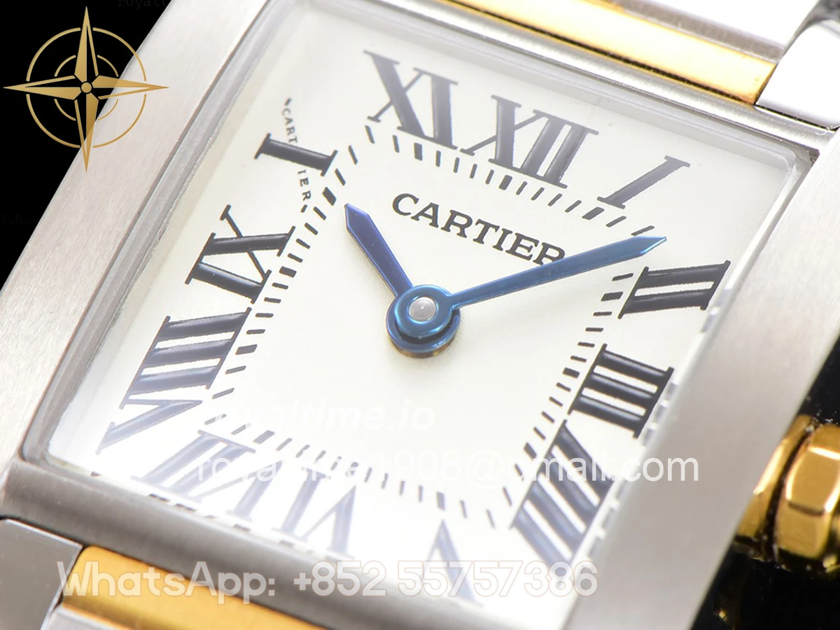 Cartier Tank Francaise Watch Small Steel/Yellow Gold - Image 3