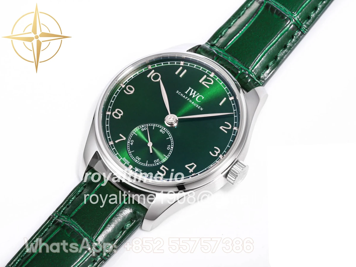 IWC Portugieser Automatic 40 IW358310 Green Dial in Steel - Image 3