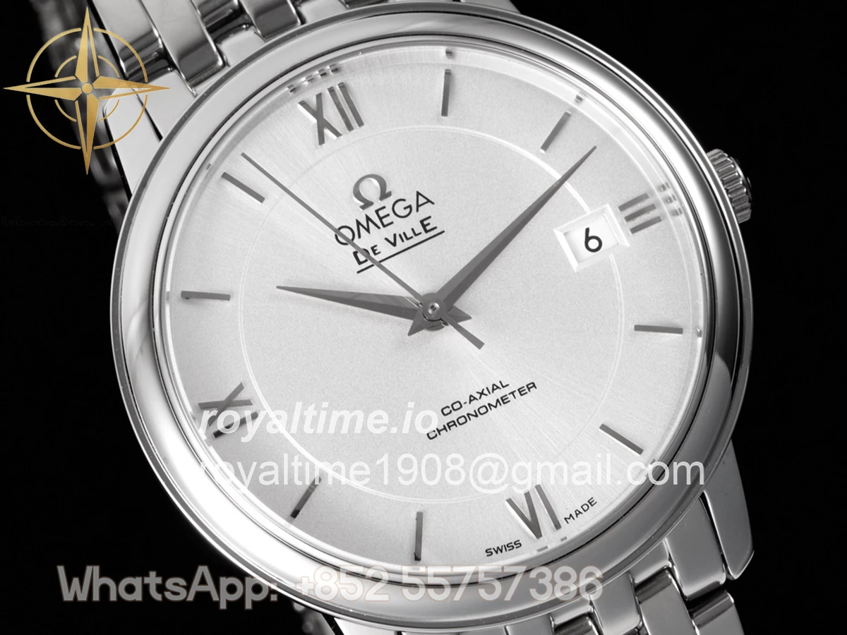 Omega De Ville Co-Axial Chronometer 36.8mm Silver Dial in Steel on Bracelet - Image 3