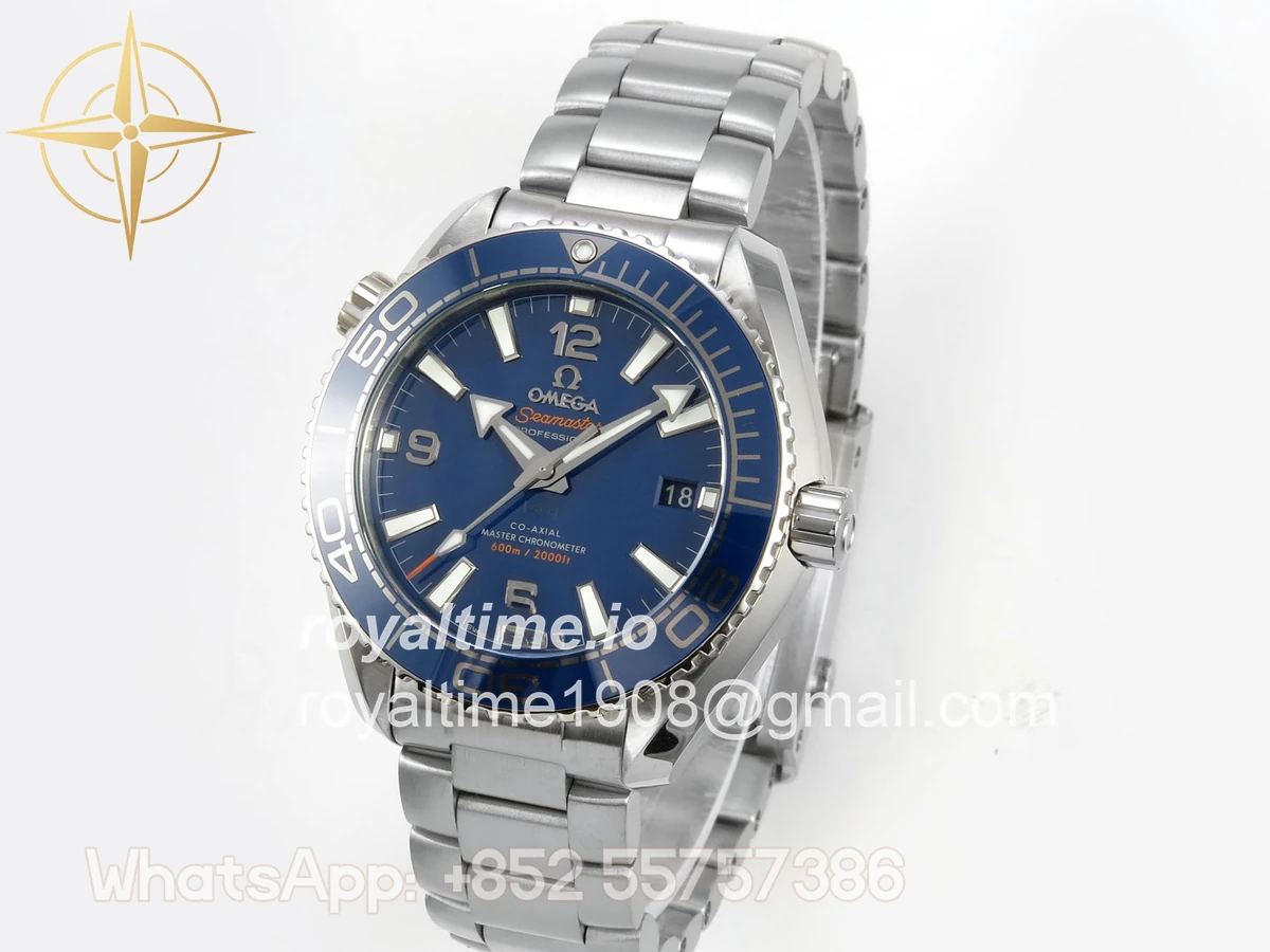 Omega Seamaster 39.5mm VSF Blue Dial on SS Bracelet VS8800 V4 - Image 3