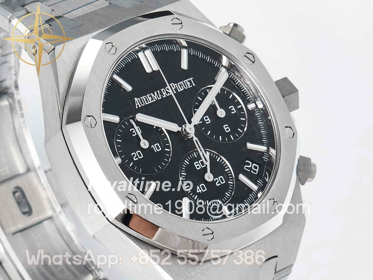 Audemars Piguet Royal Oak Chrono 26240 SS APSF Black Dial on SS Bracelet SA4401 - Image 3