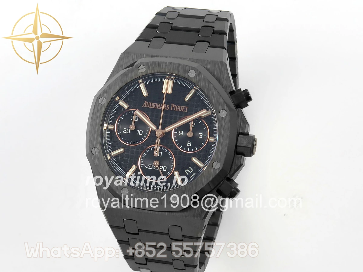Audemars Piguet Royal Oak Chrono 26240ce Black Ceramic DDF Black Dial on Bracelet DD4401 - Image 3