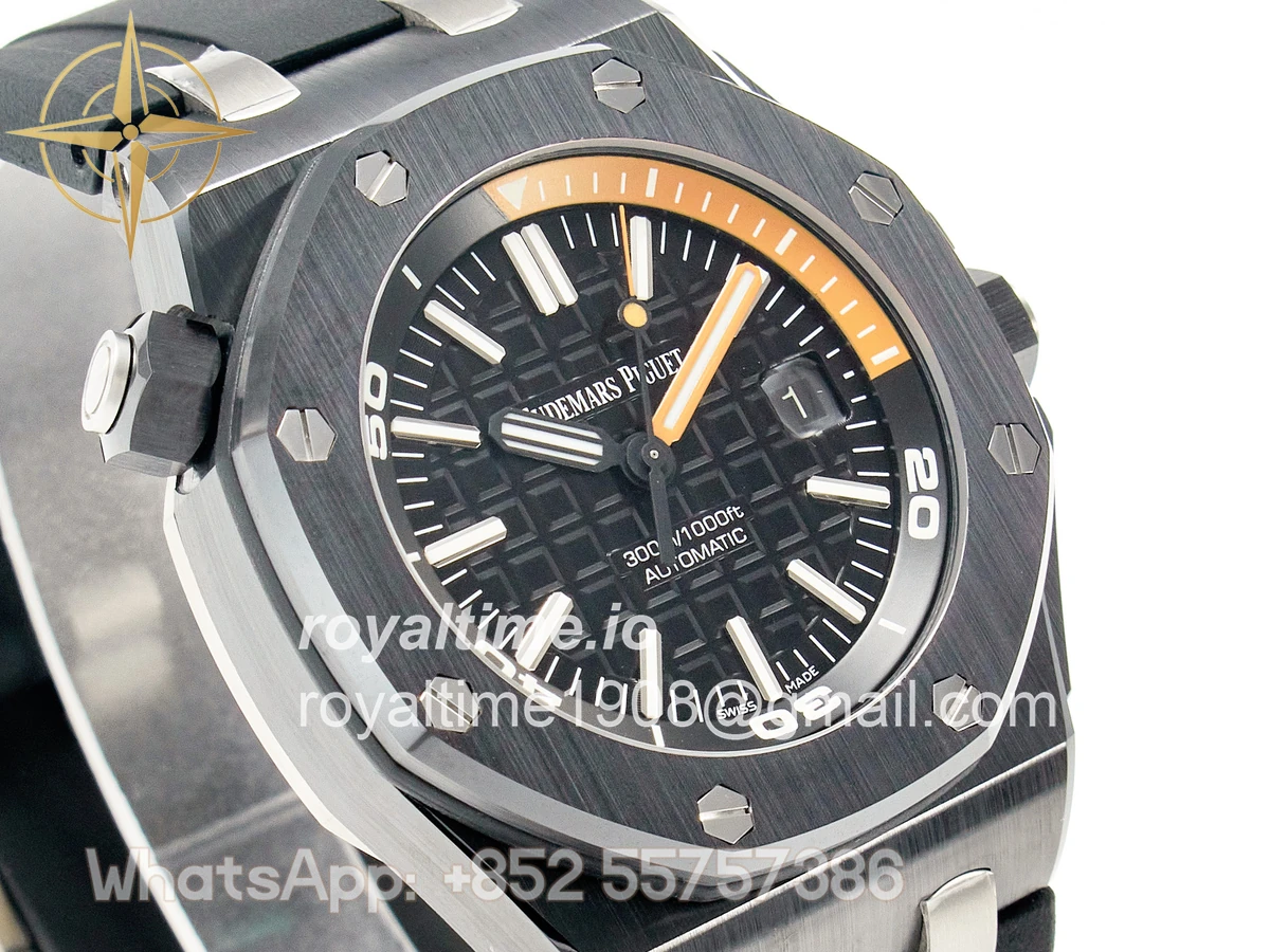 Audemars Piguet Royal Oak Offshore Diver 15707 Black Ceramic ZF SA3120 - Image 3