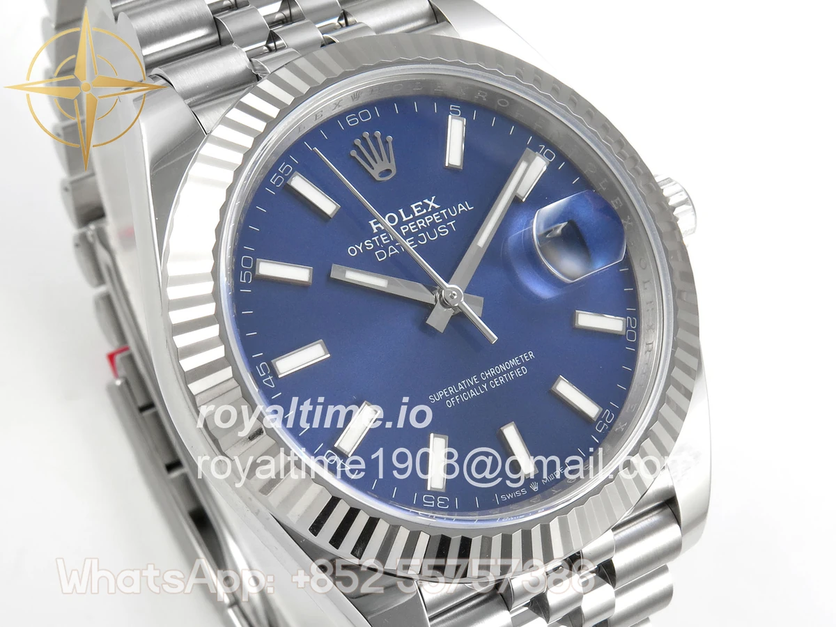 Rolex DateJust 41 126334 904L SS SCF Blue Dial on Jubilee Bracelet VR3235 - Image 4