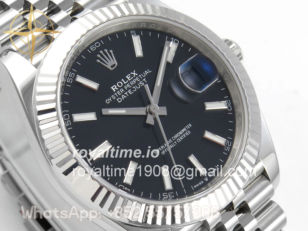Rolex DateJust 41 126334 Clean Plus Black Stick Dial on Jubilee Bracelet JH3235 (Free Sprung) Weighted 133g - Image 4