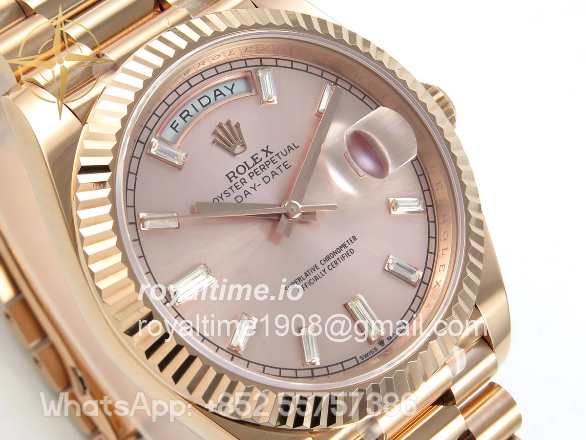 Rolex DayDate 40 228235 ARF RG Crystal Dial on President Bracelet VR3255 - Image 4