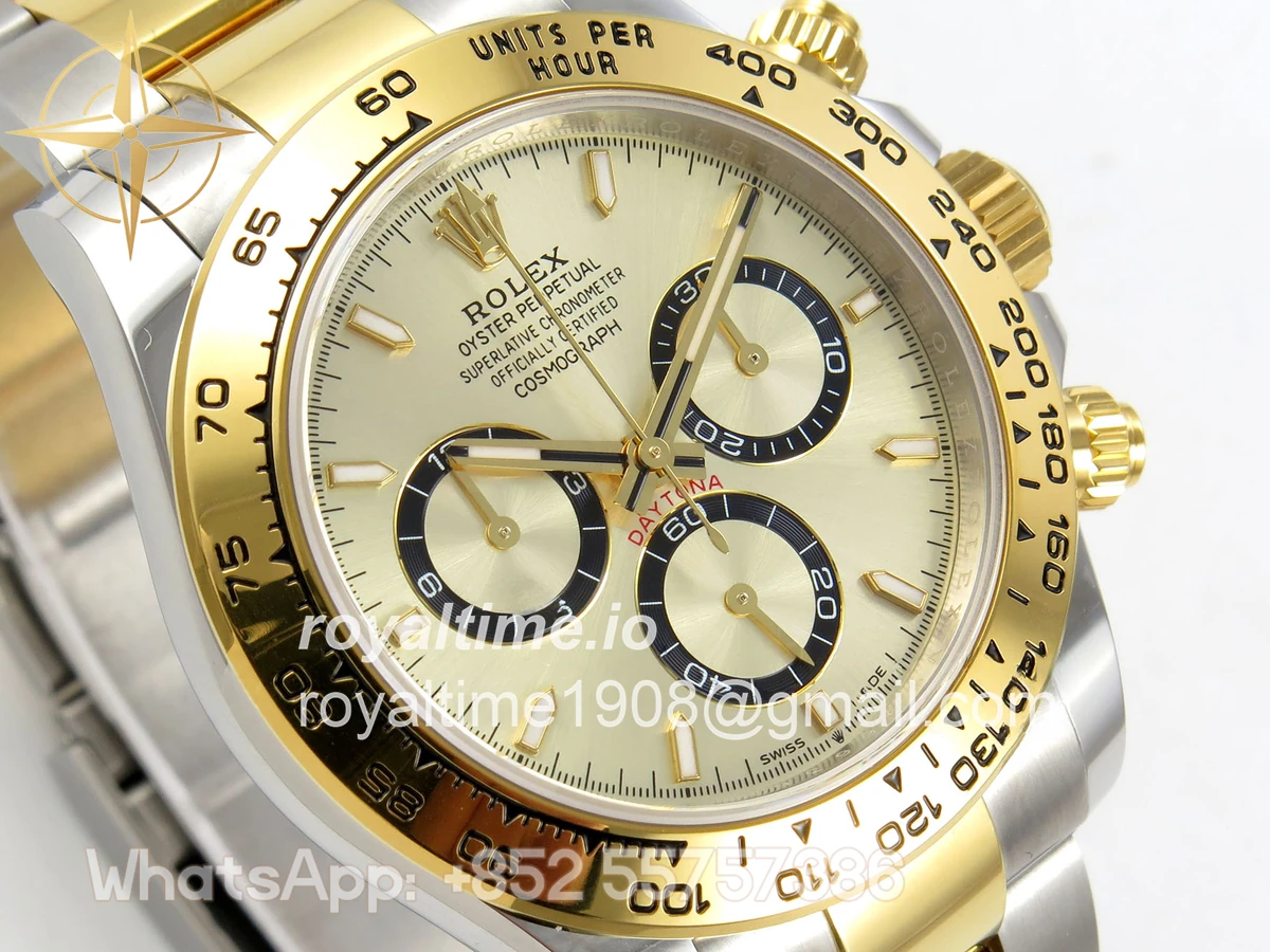 Rolex Daytona 126503 SS/YG UFO YG Dial on SS/YG Bracelet UF4131 (Free Sprung) - Image 4