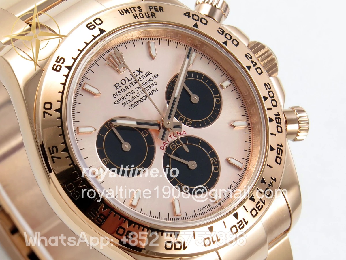 Rolex Daytona 126505 RG UFO RG/Black Dial on RG Bracelet UF4131 (Free Sprung) - Image 4