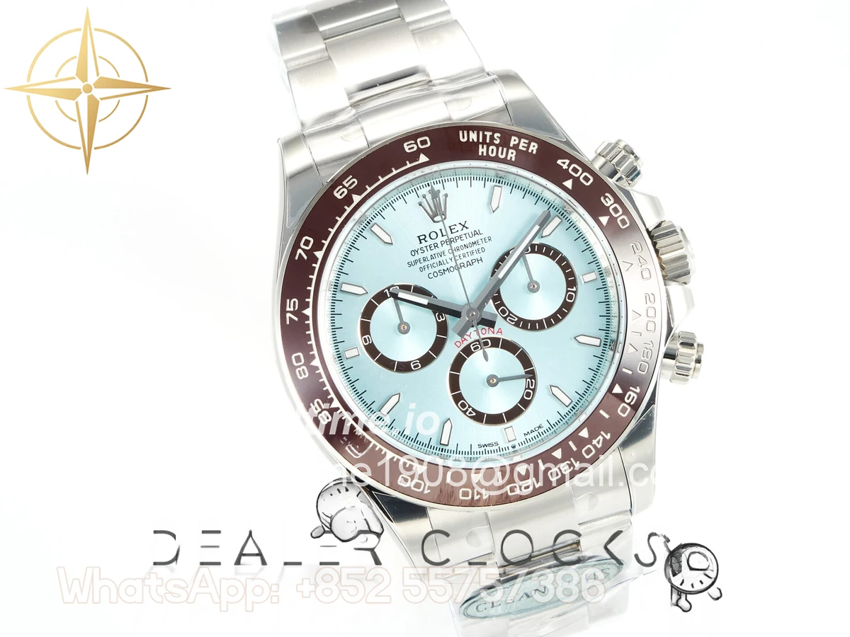 Rolex Daytona 126506 SS Clean Plus 904L Steel Ice Blue Dial on Oysterflex Strap DD4131 - Image 4