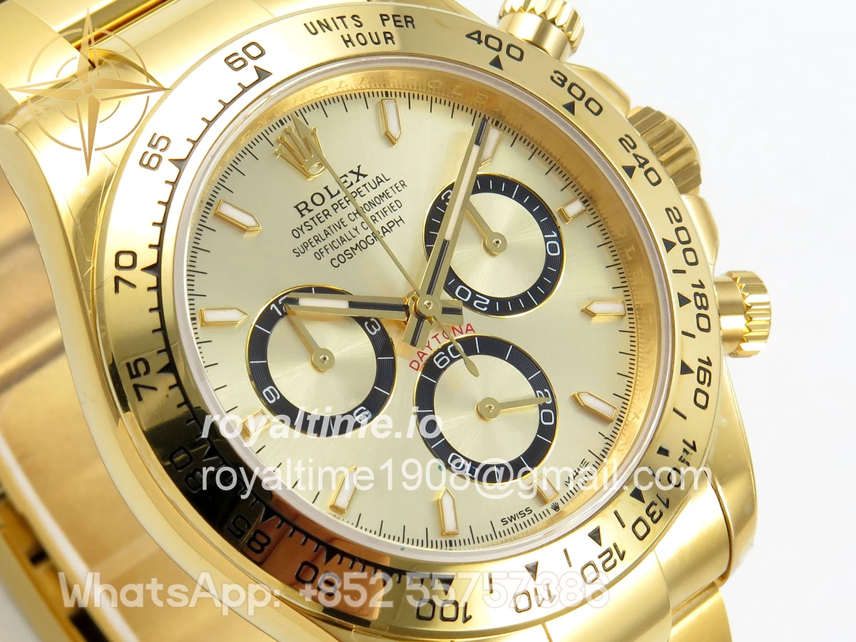 Rolex Daytona 126508 YG UFO YG Dial on YG Bracelet UF4131 (Free Sprung) - Image 4