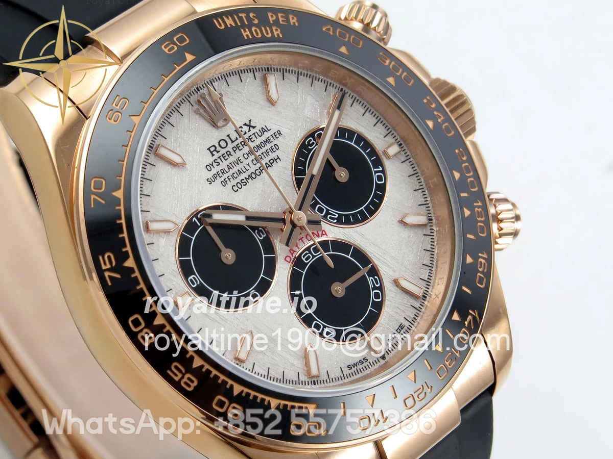 Rolex Daytona 126515 QF Meteorite Dial on Oysterflex Strap JH4131 V18 (Free Sprung) Weighted 157g - Image 4