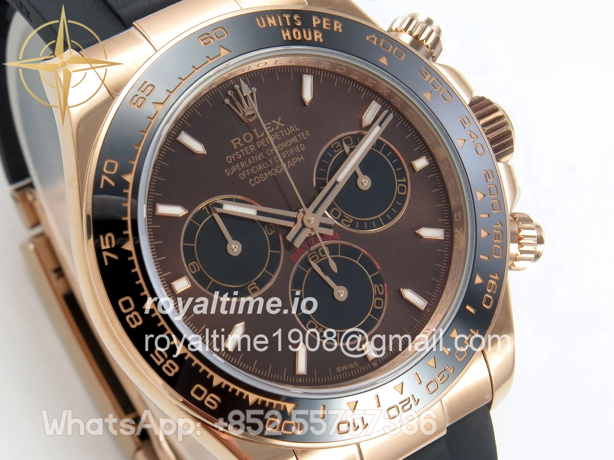 Rolex Daytona 126515 UFO Chocolate Dial on Oysterflex Strap UF4131 - Image 4