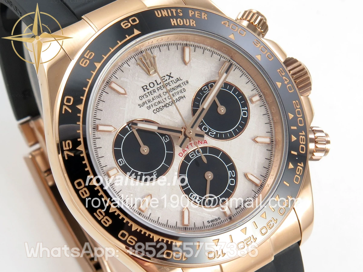 Rolex Daytona 126515 UFO Meteorite Stick Dial on Oysterflex Strap UF4131 - Image 4