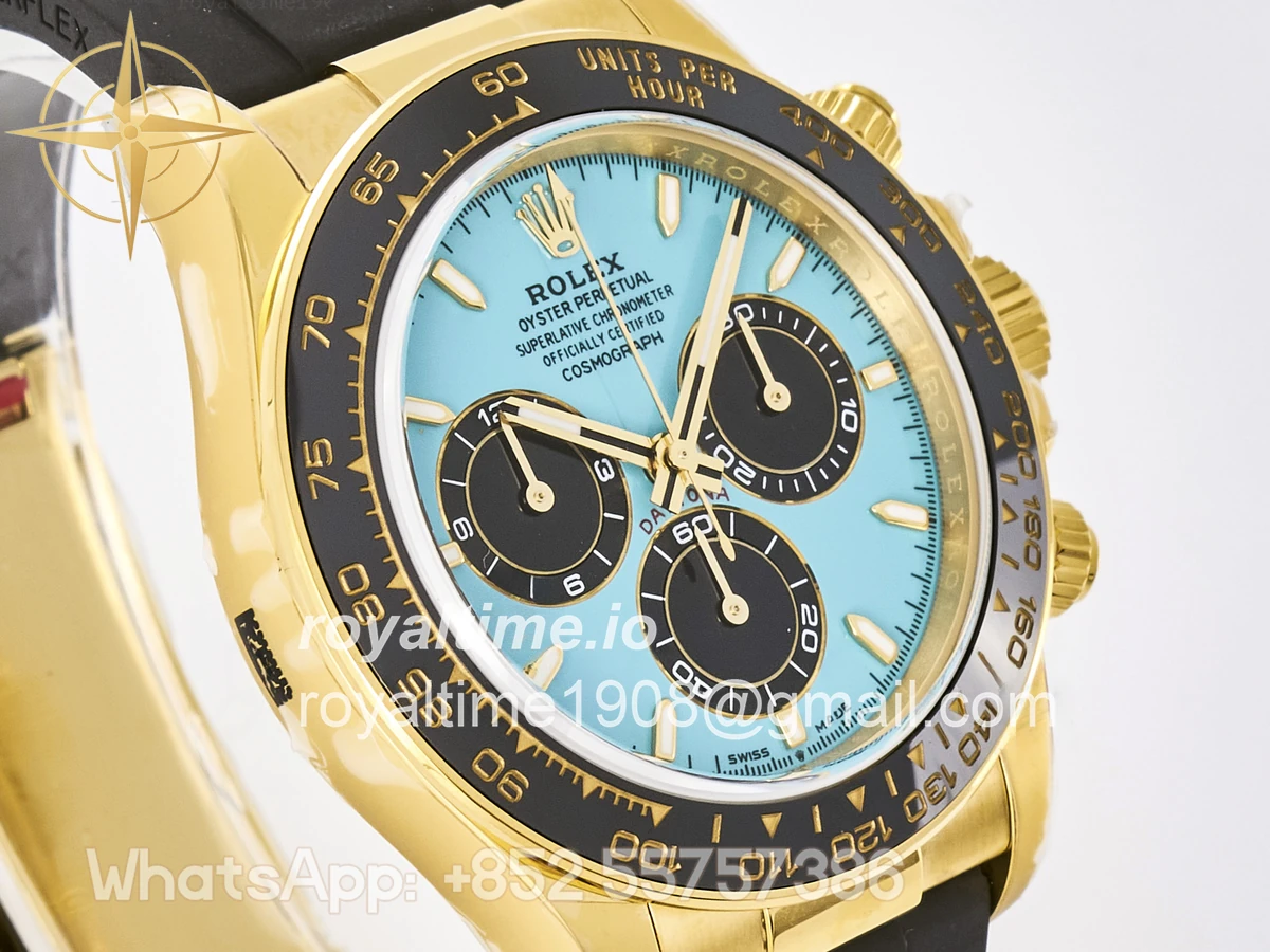 Rolex Daytona 126518 TMF Tiffany Blue Dial on Oysterflex Strap DD4131 - Image 4