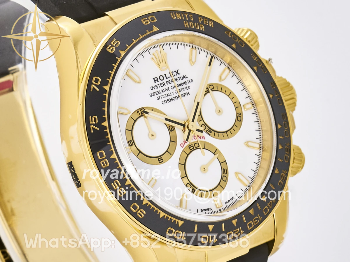 Rolex Daytona 126518 TMF White Dial on Oysterflex Strap DD4131 - Image 4