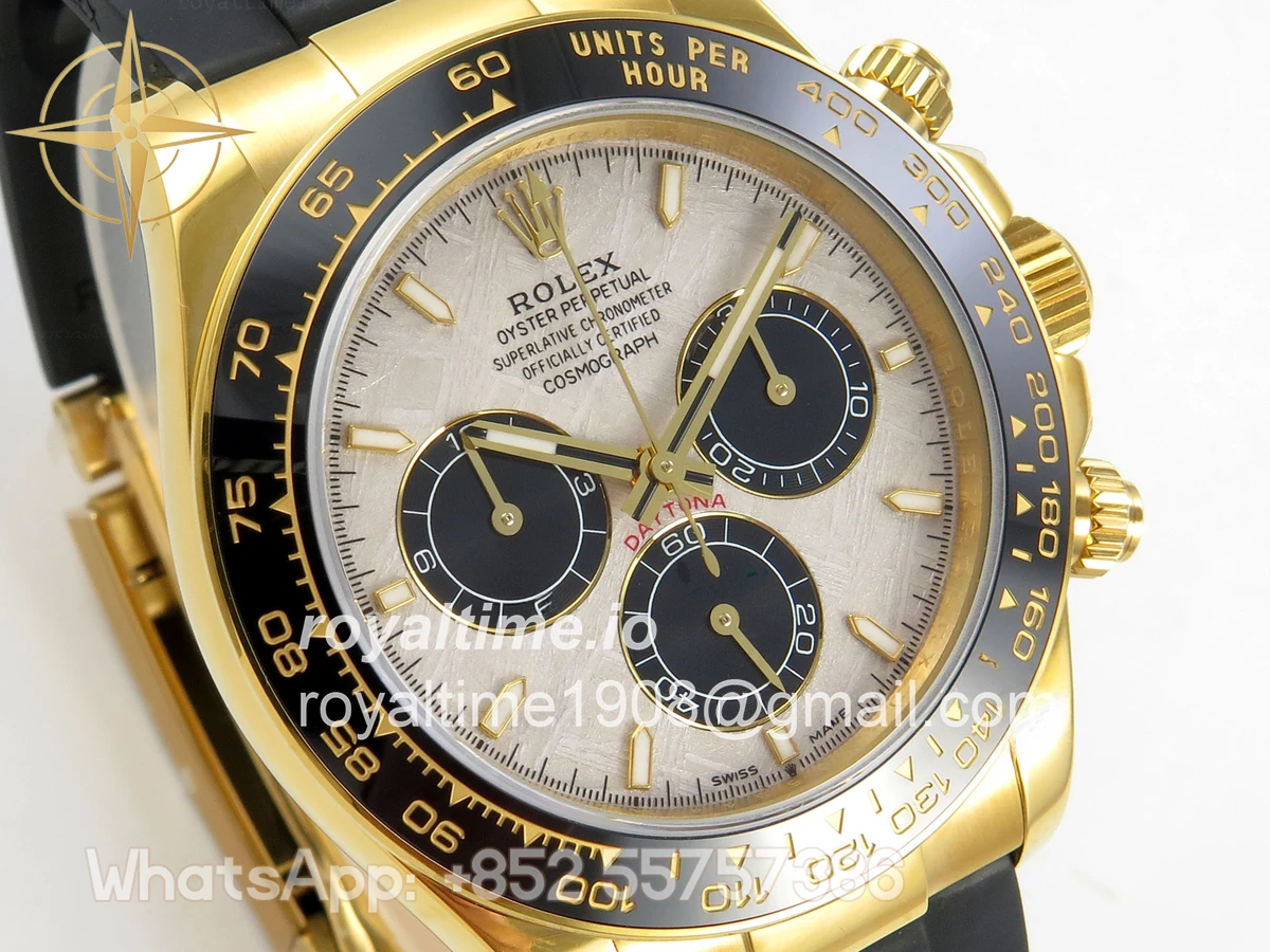 Rolex Daytona 126518 UFO Meteorite Dial on Oysterflex Strap UF4131 - Image 4