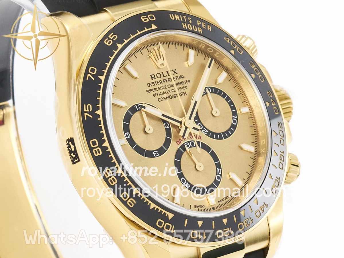 Rolex Daytona 126518 YG Clean Plus YG Dial on Oysterflex Strap DD4131 - Image 4