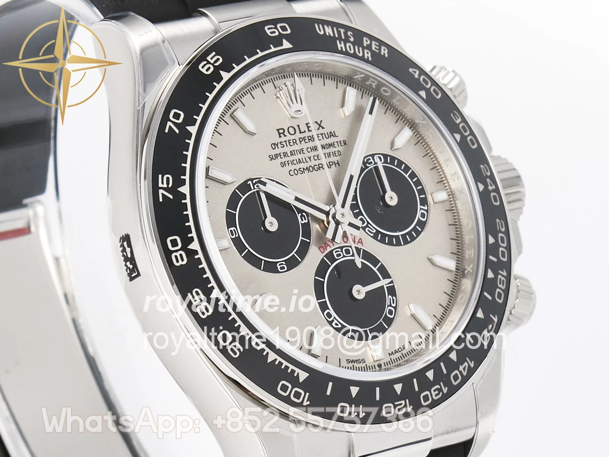 Rolex Daytona 126519 SS Clean Plus 904L Steel Gray/Black Dial on Oysterflex Strap DD4131 - Image 4