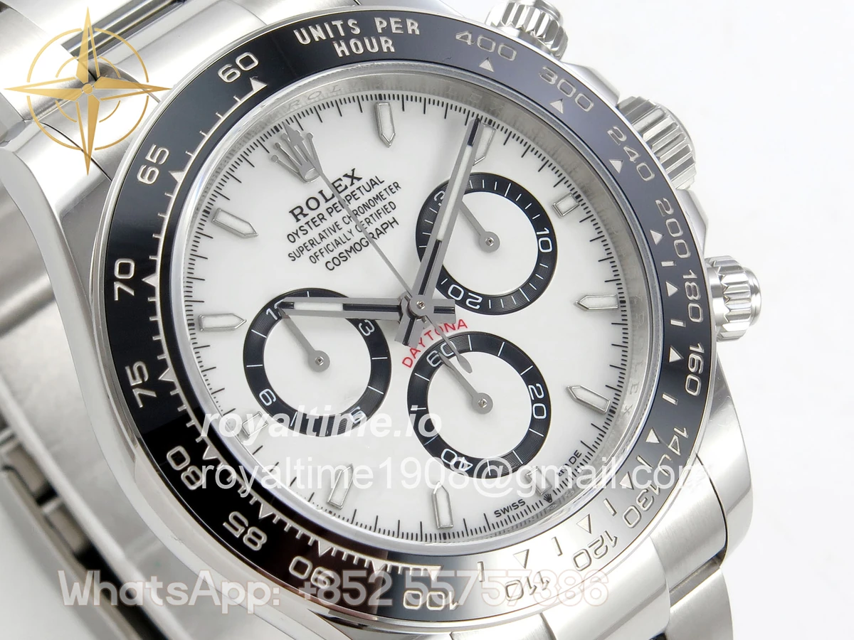 Rolex Daytona 126525 LN Le Mans QF on RG Bracelet JH4132 (Free Sprung) Weighted 175g - Image 4