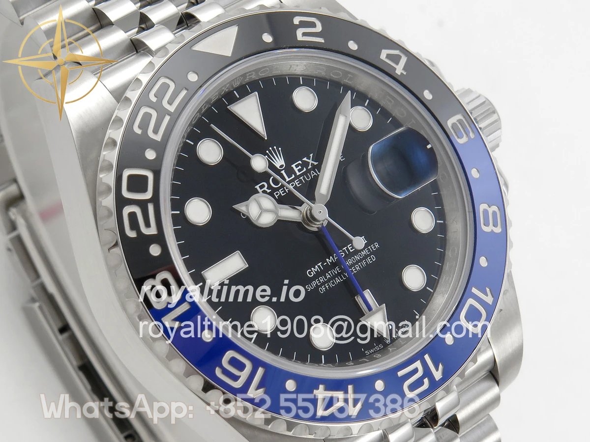 Rolex GMT-Master II 126710 BLNR 904L Steel SCF Black Dial on Jubilee Bracelet SH3285 CHS - Image 4