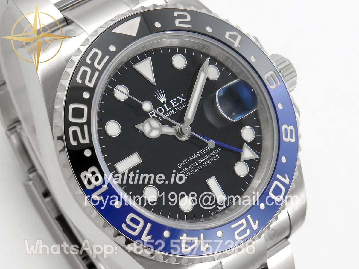 Rolex GMT-Master II 126710 BLNR 904L Steel SCF Black Dial on Oyster Bracelet SH3285 CHS - Image 4