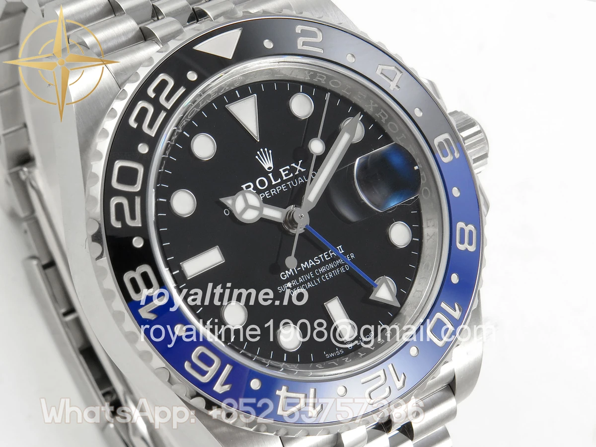 Rolex GMT-Master II 126710 BLNR Black/Blue Ceramic Clean Plus on Jubilee Bracelet DD3285 - Image 4