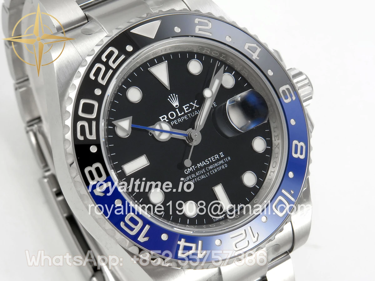 Rolex GMT-Master II 126710 BLNR Black/Blue Ceramic Clean Plus on Oyster Bracelet DD3285 - Image 4