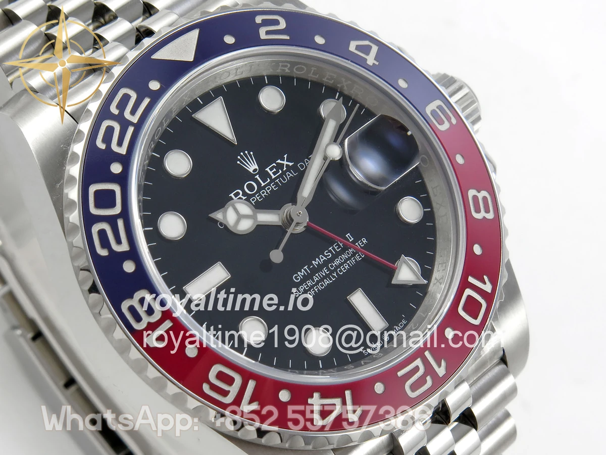 Rolex GMT-Master II 126710 BLRO 904L Steel ERF on Jubilee Bracelet JH3285 (Free Sprung) - Image 4