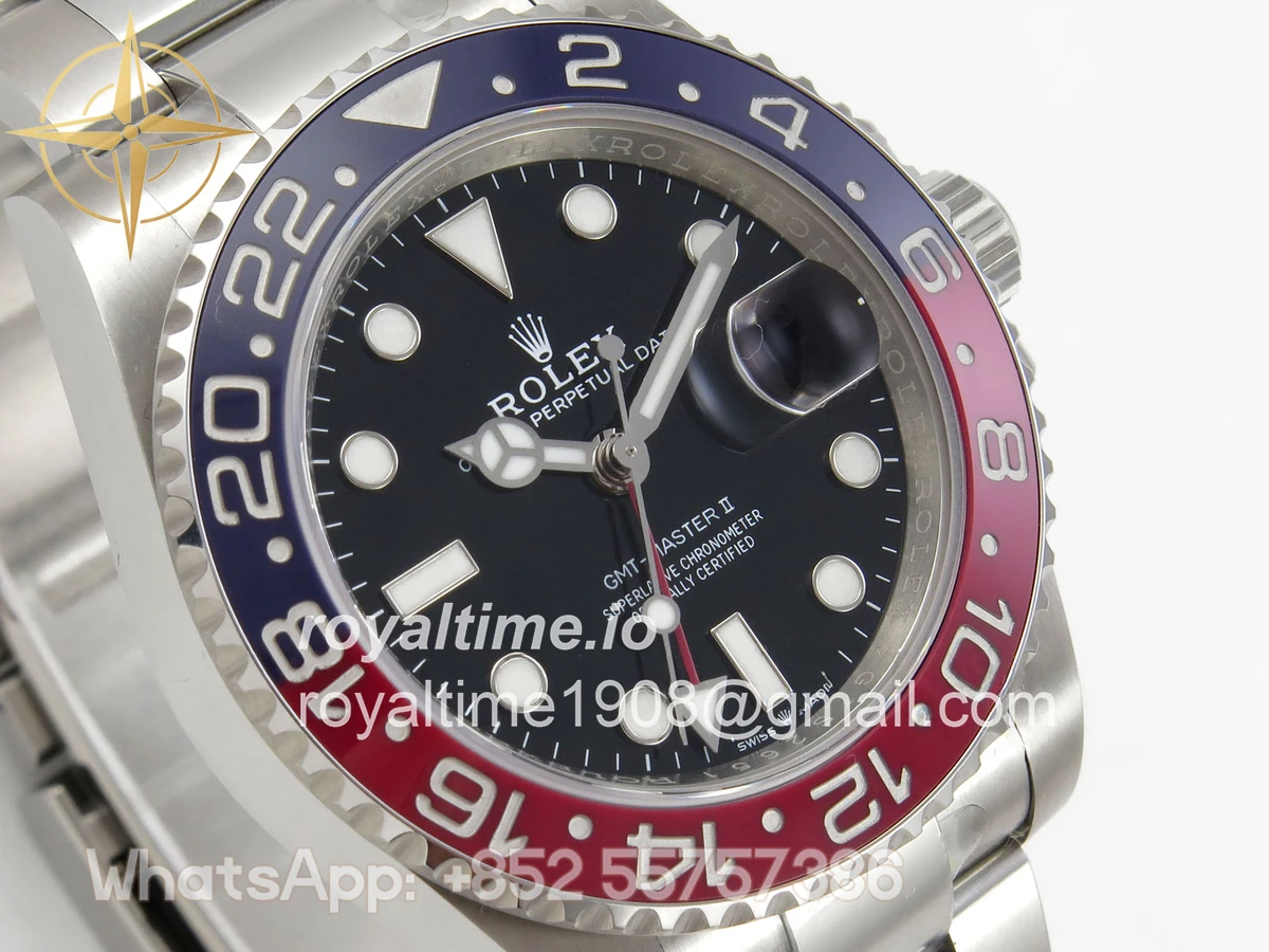 Rolex GMT-Master II 126710 BLRO 904L Steel RF on Oyster Bracelet JH3285 - Image 4