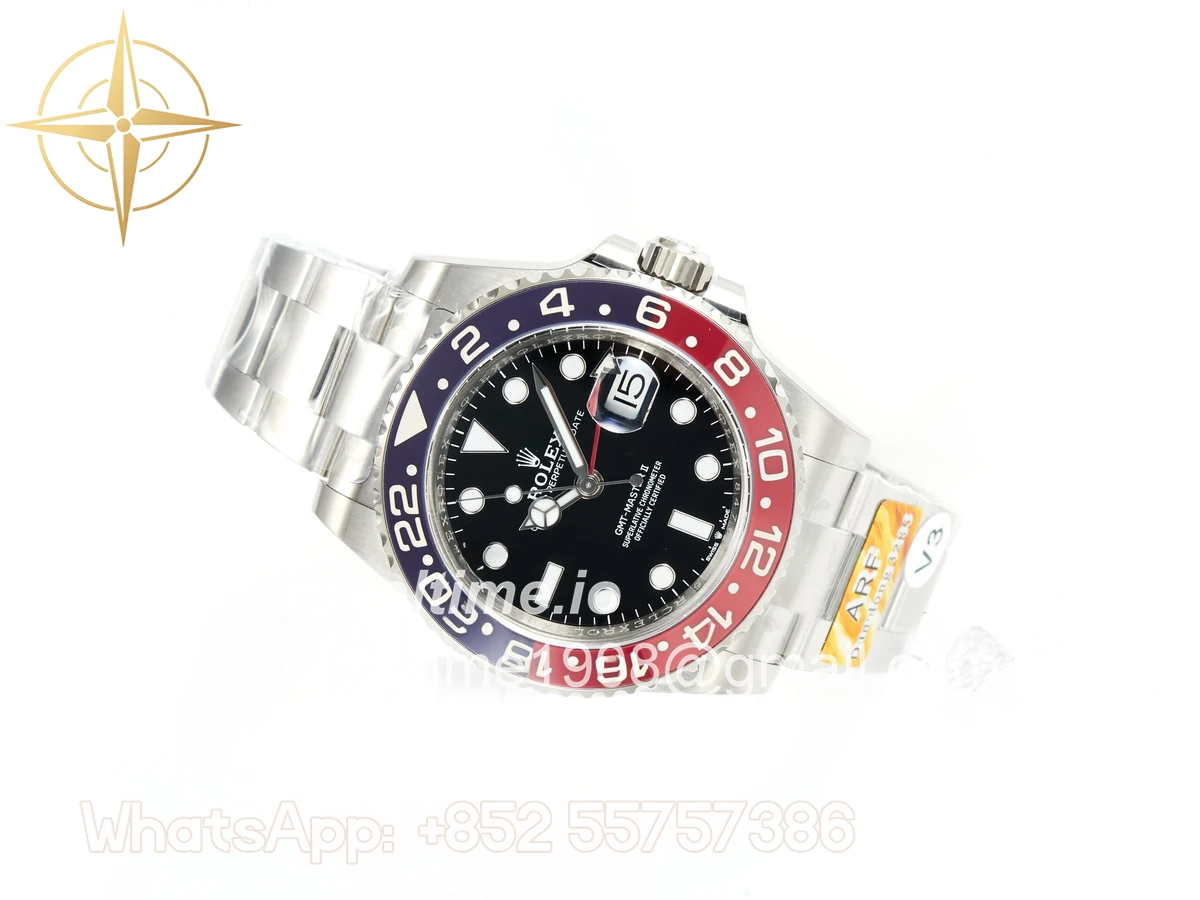 Rolex GMT-Master II 126710 Blue/Red Ceramic ARF on Oyster Bracelet DD3285 CHS V3 - Image 4