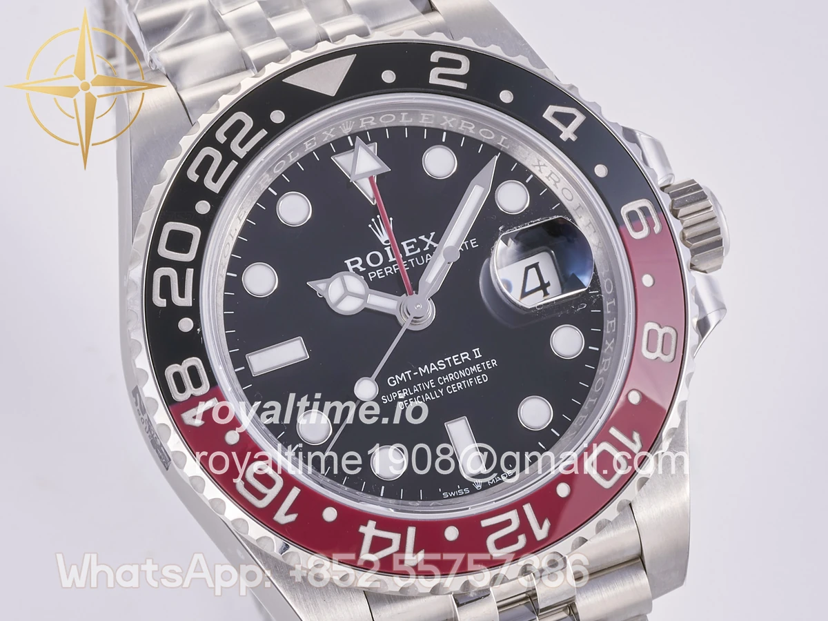 Rolex GMT-Master II 126710 Coke 904L Steel ARF on Jubilee Bracelet DD3285 CHS - Image 4