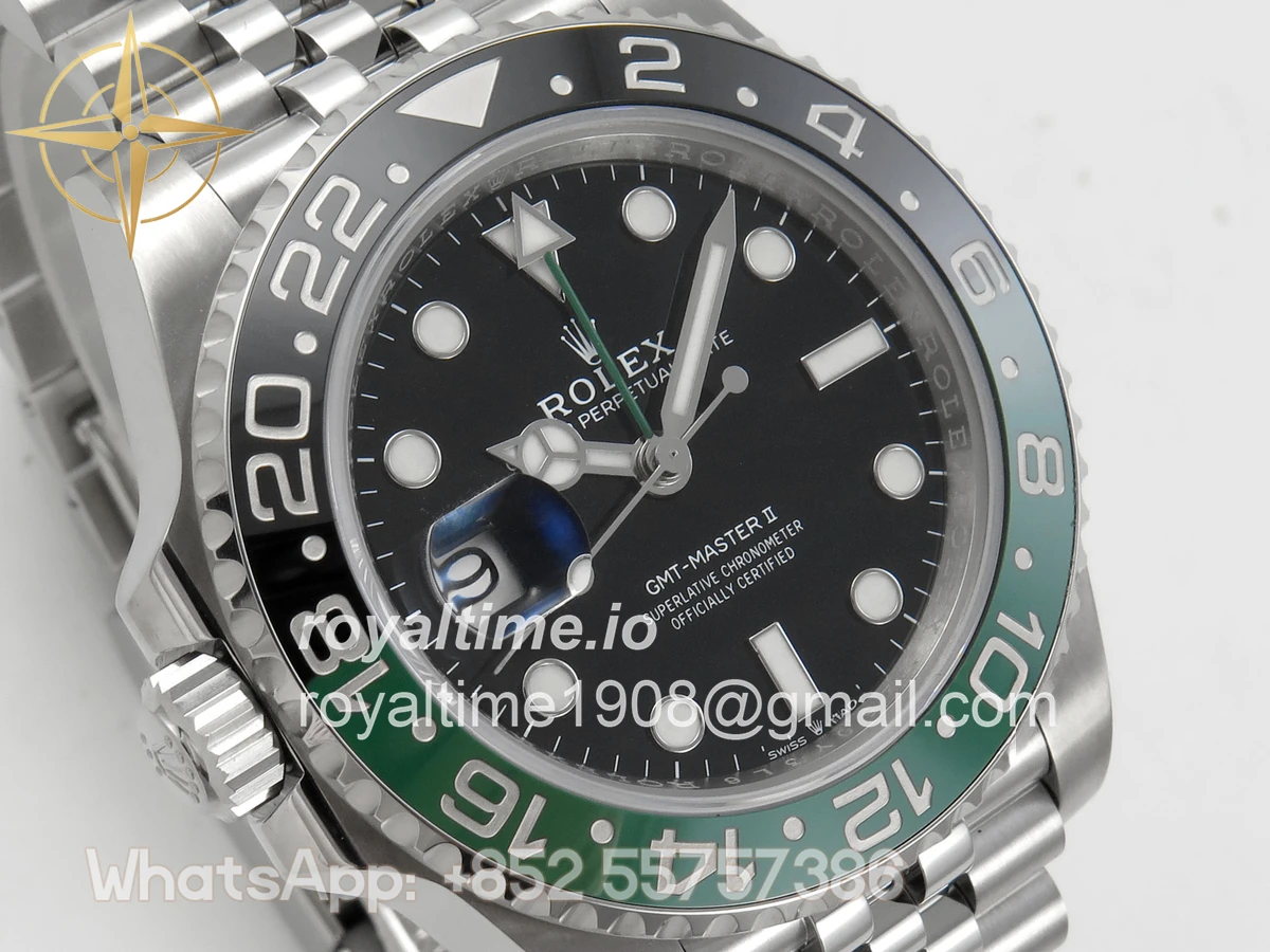 Rolex GMT-Master II 126720 VTNR 904L Steel SCF Black Dial on Oyster Bracelet SH3285 CHS - Image 4