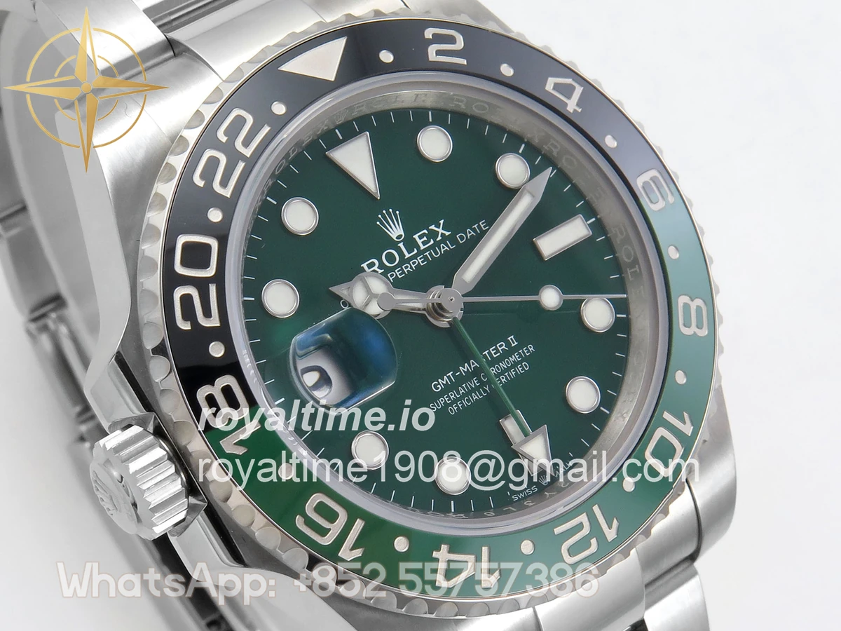Rolex GMT-Master II 126729 VTNR 904L Steel SCF Green Dial on Oyster Bracelet SH3285 CHS - Image 4