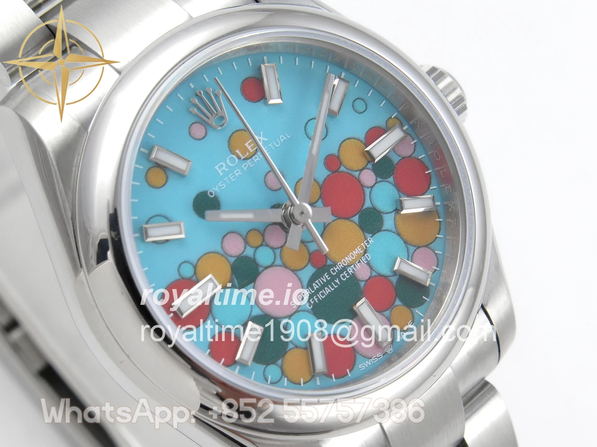 Rolex Oyster Perpetual 31mm 277200 DIWF Celebration Dial on SS Bracelet A2232 - Image 4