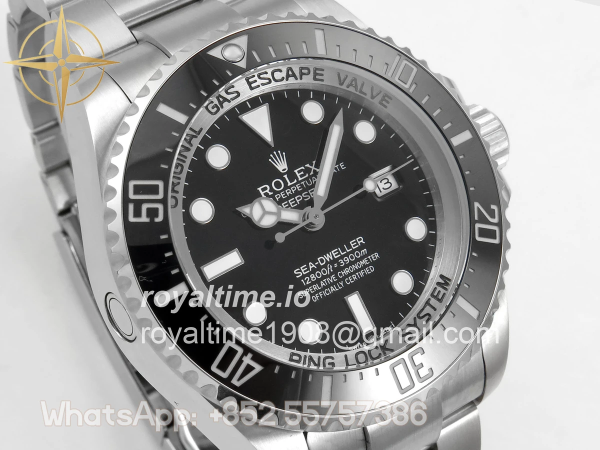 Rolex Sea-Dweller DEEPSEA 126660 QF 904L SS Case and Bracelet QF3235 - Image 4
