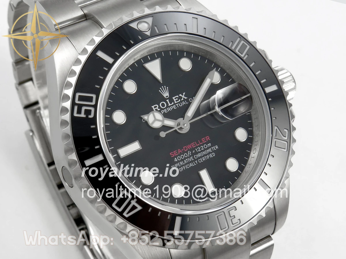 Rolex Sea-Dweller 126600 QF 904L SS Case and Bracelet QF3235 - Image 4
