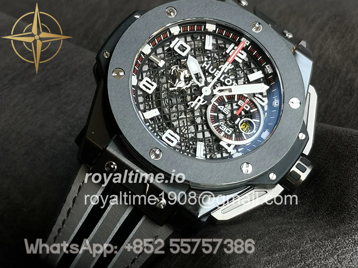 Hublot Big Bang F1 Black Dial Chronograph in Ceramic - Image 4