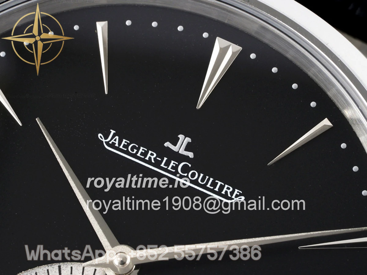 Jaeger-LeCoultre Master Control Tourbillon Black Dial in Steel - Image 4