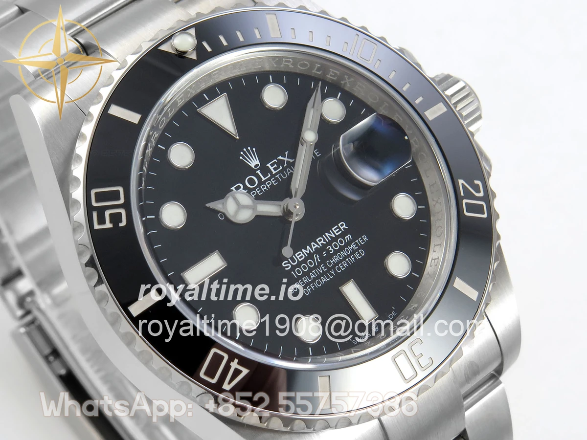 Rolex Submariner 41mm 126610 LN Black SCF 904L SS Case and Bracelet DD3235 - Image 4
